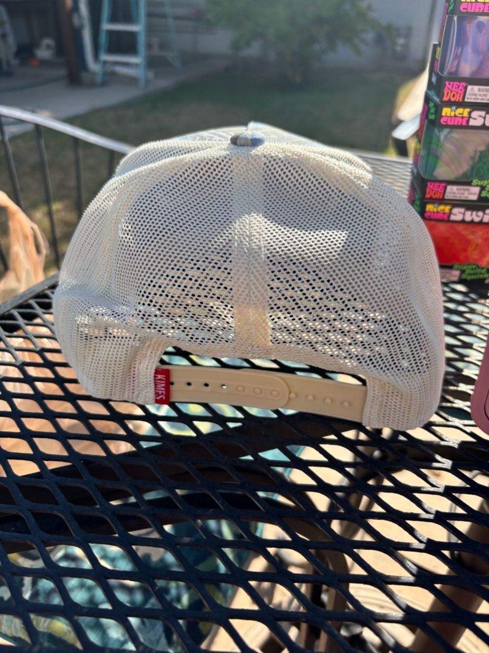 Kimes Ranch Two-Tone Trucker Cap in Navy and Cream - Picture 7 of 7